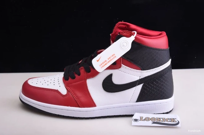 CD0461- 858 Snake Satin 1 Jordan WellDesigned WMNS OG High Air 0601